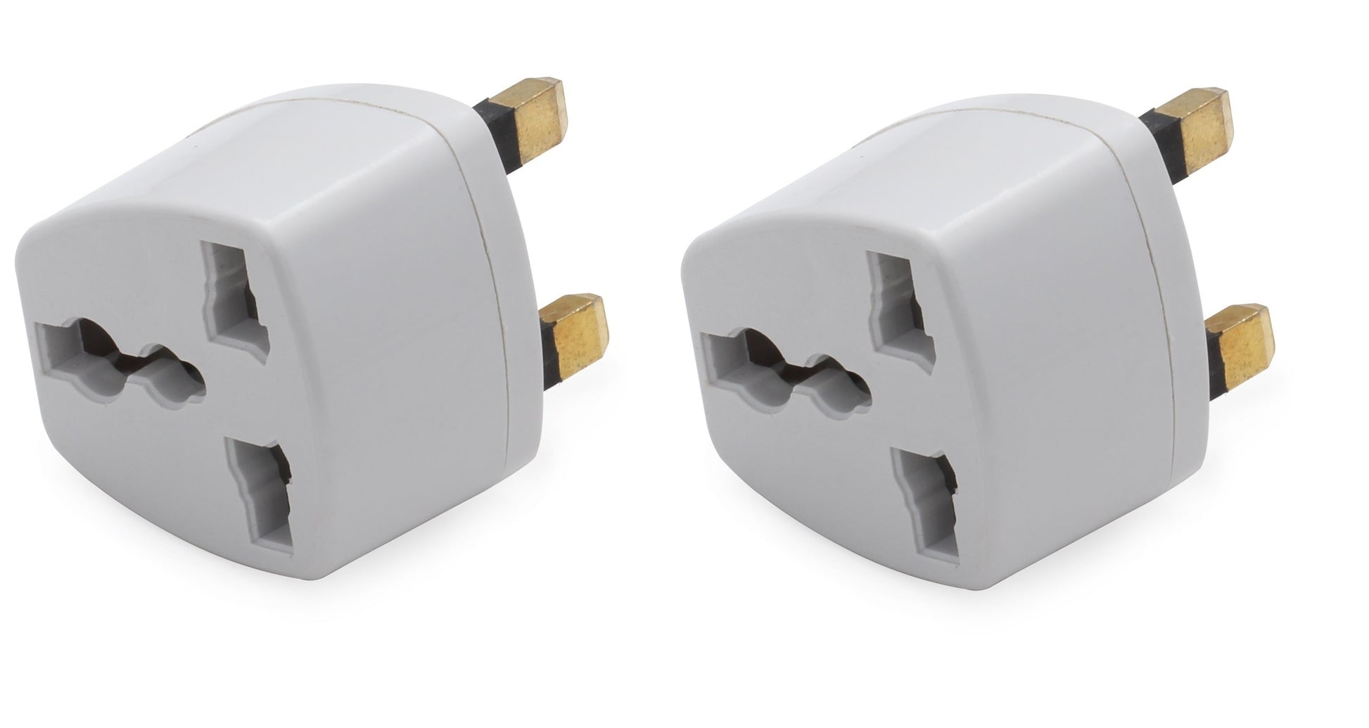 2 pcs us/eu/japan/ vers uk 3 broches adaptateur universel de voyage/convertisseur de prise - ECLATS DESTOCKAGE