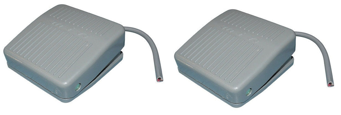 2 Interrupteur Pedale alarme pied anti panique 110v 220v 10a no/nf bs-ps83 agression securite banque bijouterie ECLATS DESTOCKAGE