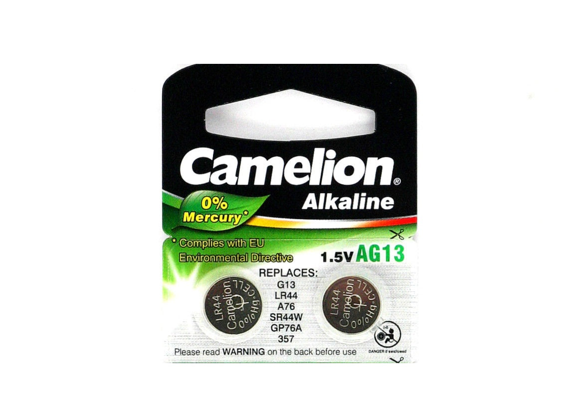 2 pile bouton 1.5v v13ga v13gac lr44 357a a76 ag13 sr44 v357 l1154 alcaline alimentation ECLATS DESTOCKAGE