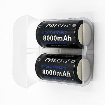 2 piles lr20 1.2v rechargeables 4.5a 5a 5000ma 8a 8000a nr20c r20 - ECLATS DESTOCKAGE