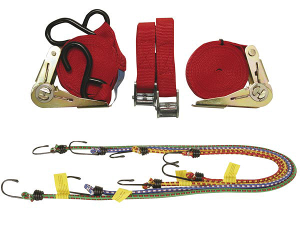 2 sangle arrimage a cliquet 2 avec verrouillage arats1 8 tendeur 40cm 60cm 80cm 100cm - ECLATS DESTOCKAGE