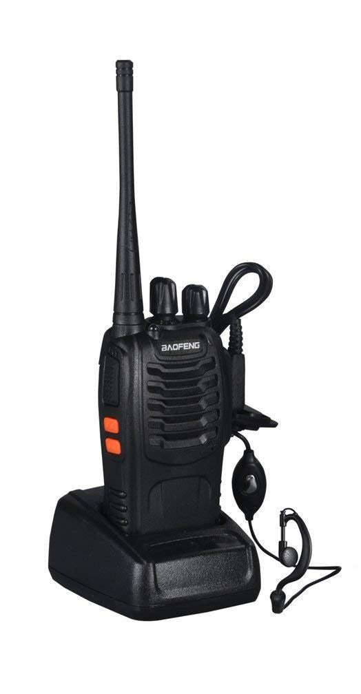 1 Talkie walkie 446mhz 3km batterie rechargeable chargeur 16 Canaux UHF 400-470 MHz Baofeng BF-888S ECLATS DESTOCKAGE