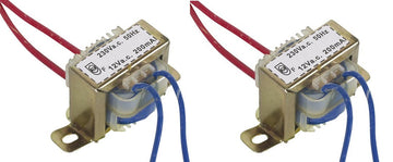 2 Transformateur 220v 12v 0.2a chassis ouvert alimentation 230v 1 x 12v 200ma 2.4va 240v 112002c ECLATS DESTOCKAGE