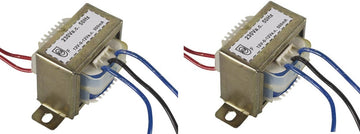 2 Transformateur alimentation 220v 2 x 12v 12va 500ma 0.5a chassis 212012c alim 230v 240v ECLATS DESTOCKAGE