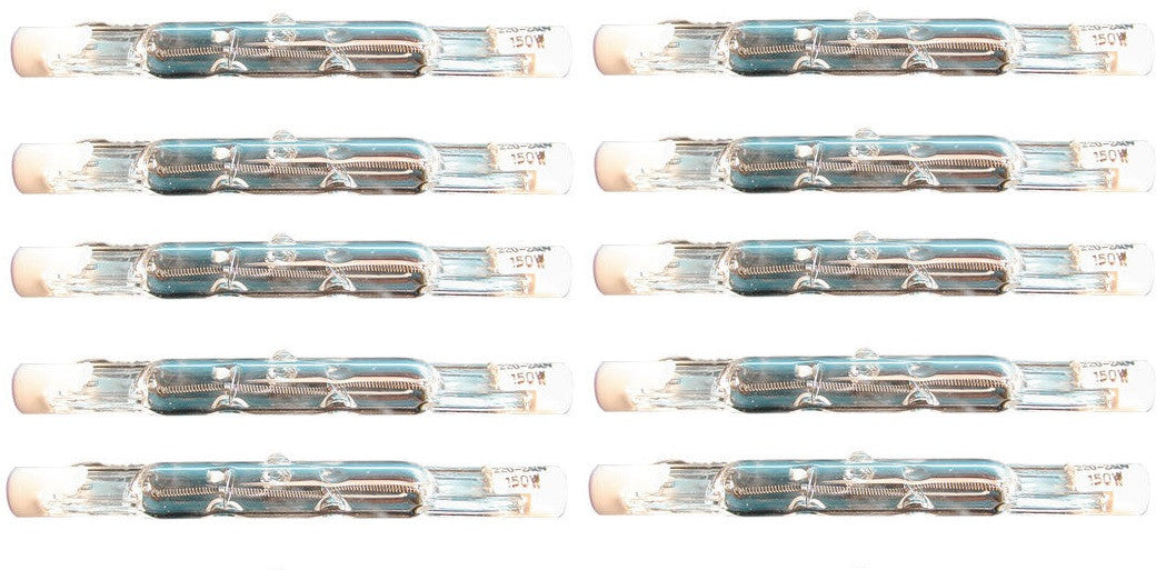 10 tubes 230v 150w r7 r7s 78mm eclairage ampoules halogene quartz lumiere lampe crayon claire lamp ECLATS DESTOCKAGE