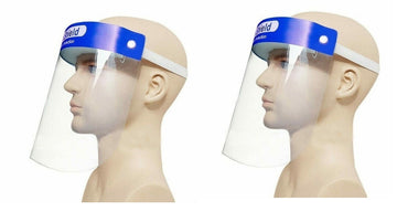 2 visières de protection, réutilisables anti-gouttelettes Anti-buée Anti-poussière écran facial protection bouclier ECLATS DESTOCKAGE
