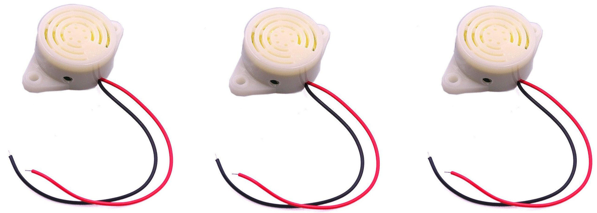 3 X Buzzer 24v 90db dispositif sonore sirene 24vcc alarme bip sfm-27 3v 4.5v 6v 9v 12v ECLATS DESTOCKAGE