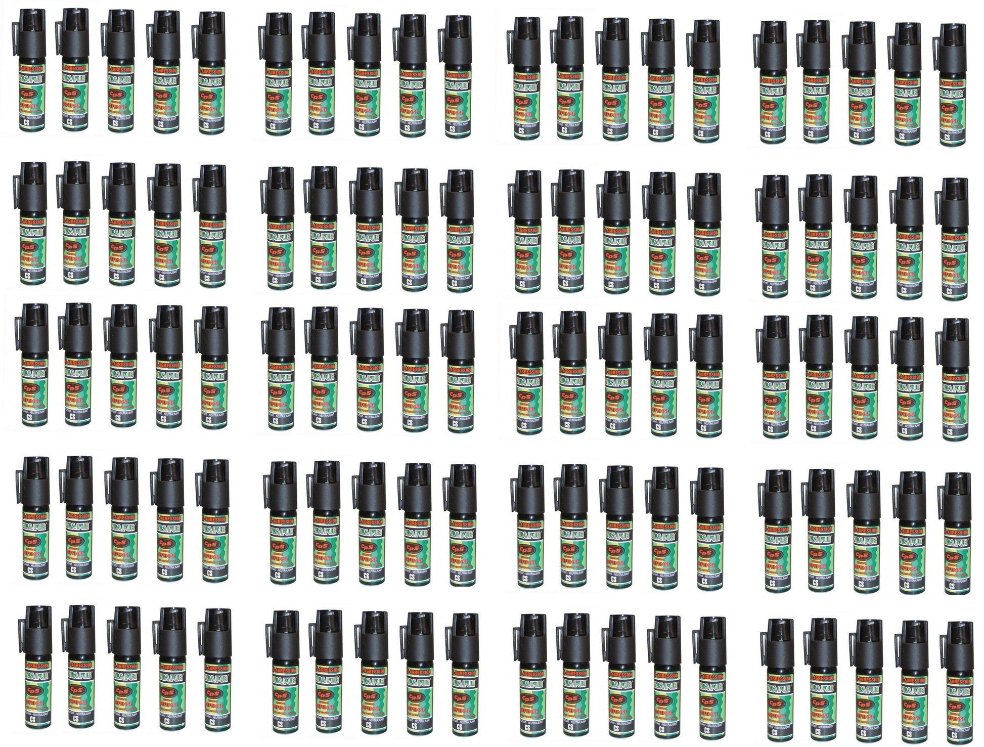 100 aerosol bombe de defense 17ml 25ml GPPM pepper incapacitant neutralise ECLATS DESTOCKAGE