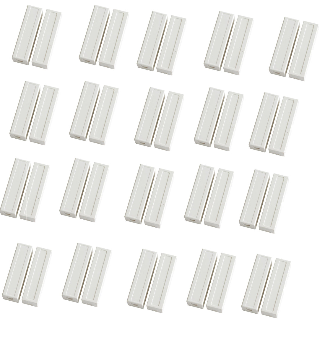 20 capteurs detecteur ouverture magnetique contacteur alarme contact no saillie creme bs-2033a blanc ECLATS DESTOCKAGE