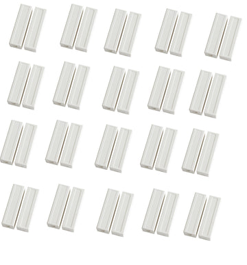 20 capteurs detecteur ouverture magnetique contacteur alarme contact no saillie creme bs-2033a blanc ECLATS DESTOCKAGE
