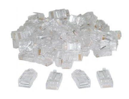 20 fiches rj45 plug cristal 8p/8c reseau télephonique internet plug lan connecteur etherne ECLATS DESTOCKAGE