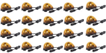 20 Gyrophares ventouse 12v girophare v16 dgt rotatif eclairage lumiere orange feu tournant haa65a ECLATS DESTOCKAGE