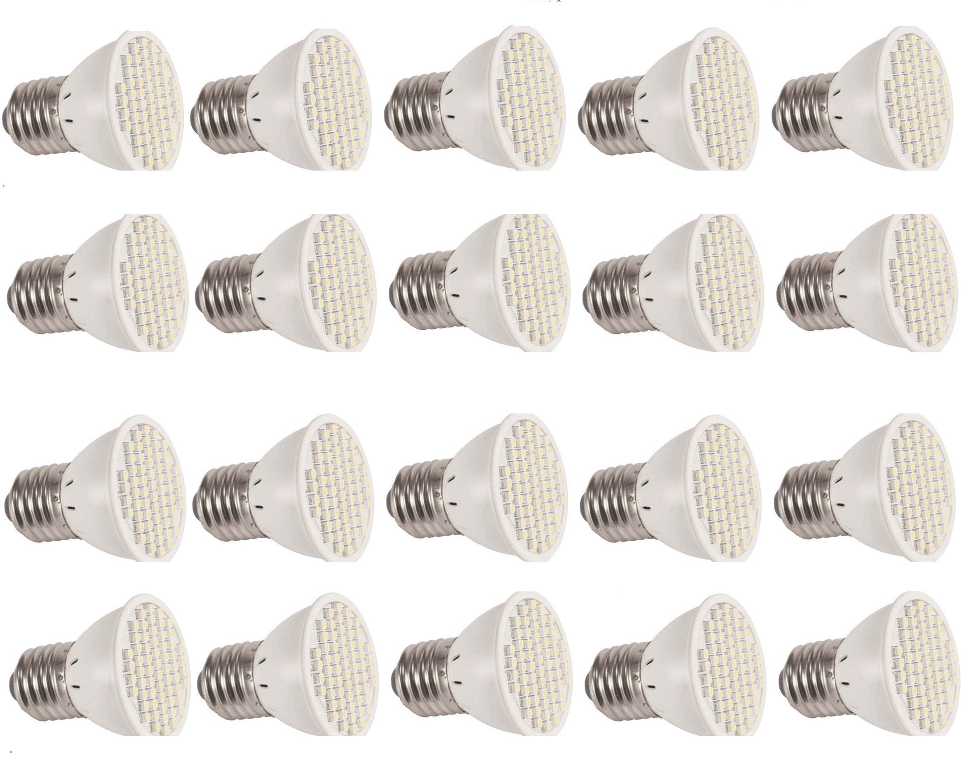 20 lampes led 60led 220v smd e27 3w 2.5w equivalente 40w 45w ampoule blanc chaud eclairage ECLATS DESTOCKAGE