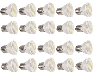 20 lampes led 60led 220v smd e27 3w 2.5w equivalente 40w 45w ampoule blanc chaud eclairage ECLATS DESTOCKAGE