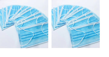 20 Masques antipollution protection respiratoire a lanieres usage unique 3 couches Housse anti-poussière ECLATS DESTOCKAGE