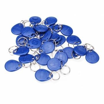 20 pcs tag cle badge clef em4305 em4100 em4102 RFID 125KHz enregistrable bleu ECLATS DESTOCKAGE