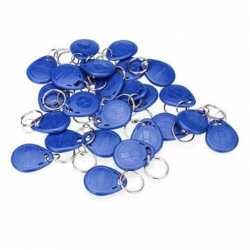 20 pcs tag cle badge clef em4305 em4100 em4102 RFID 125KHz enregistrable bleu ECLATS DESTOCKAGE