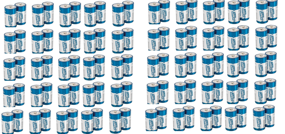 100 piles electrique 1.5v alcaline lr20 d r20 am1 13a e95 mn130 alimentation batterie ECLATS DESTOCKAGE