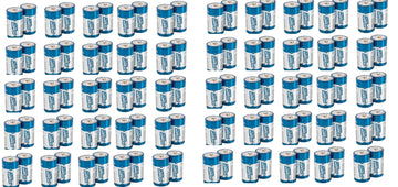 100 piles electrique 1.5v alcaline lr20 d r20 am1 13a e95 mn130 alimentation batterie ECLATS DESTOCKAGE