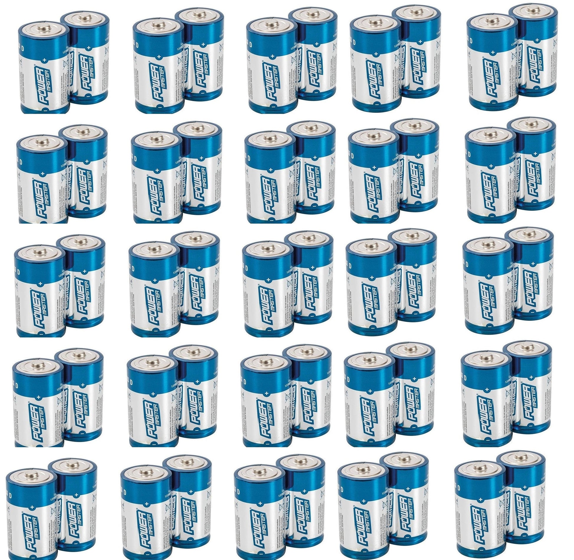 50 piles electrique 1.5v alcaline lr20 d r20 am1 13a e95 mn130 alimentation batterie ECLATS DESTOCKAGE