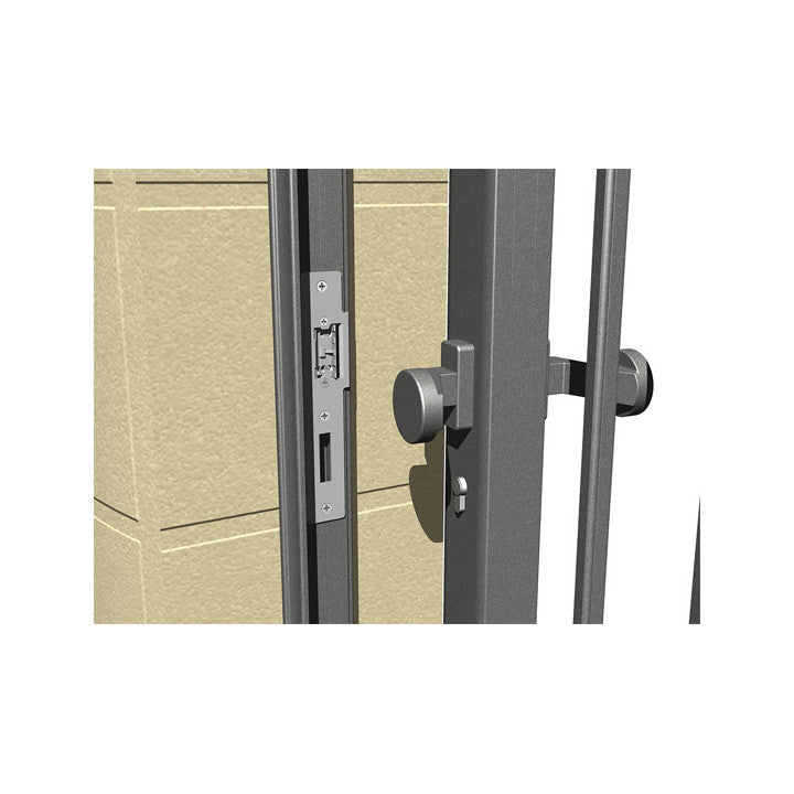 Gache electrique encastre 12v 12vca reversible pour serrure encastrable porte portail 98n 3z mod. nl