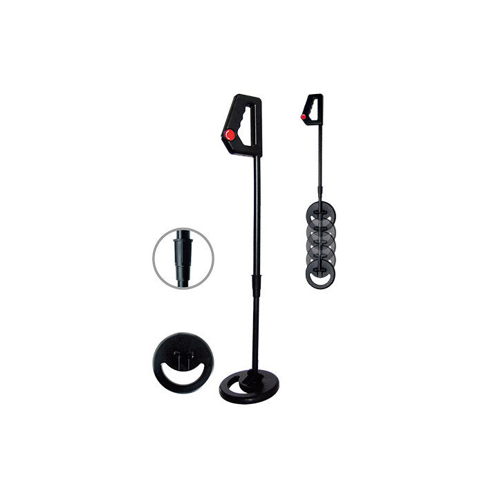 Detecteur de metaux 0.4m max terrain 9v batterie ac chasse a l or bijoux pieces argent ts20