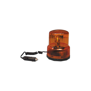 Gyrophare magnetique 12v 21w ambre orange aimant feu tournant lumiere aimantee v16 dgt