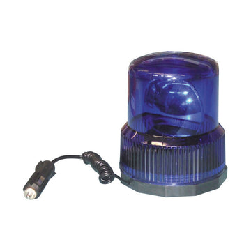 Gyrophare electrique magnetique 12v 25w bleu girophare aimante feu lumineux tournant rotatif aimant
