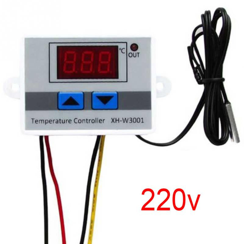 220V 10A DM-W3001 Contrôleur de température à 3 chiffres à LED pour thermostat Arduino Cool eat avec sonde de sonde NTC ECLATS DESTOCKAGE