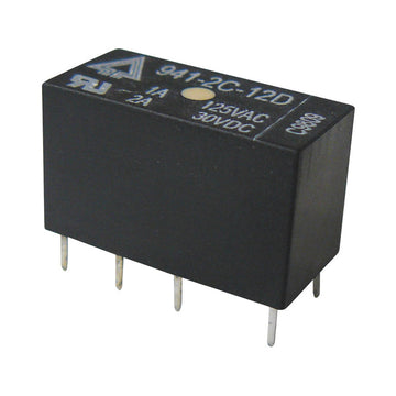 Relais electrique miniature 12v 2 contacts no nf 1a 2a 3a 12vcc 941 2c 12v dc 2no nf