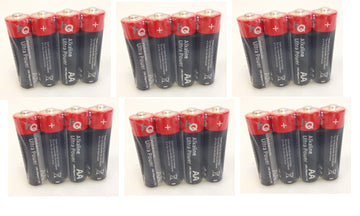 24 piles alcaline 1.5v lr06 aa 2600ma (24) lr6c/24 camelion aa am3 lr6 15a e91mn1500 815 4006 - ECLATS DESTOCKAGE