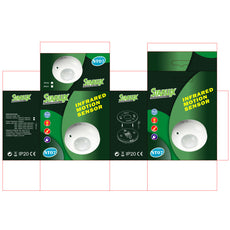 Detecteur mouvement infrarouge 380 220v el-pir10 pir1200c st07 dps20 plafond radar lumiere plafonnier