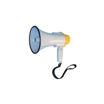 Megaphone 5w 6w 8w 10w porte voix amplificateur son 150 à 300m ø130x190mm 12w 15w m04 206