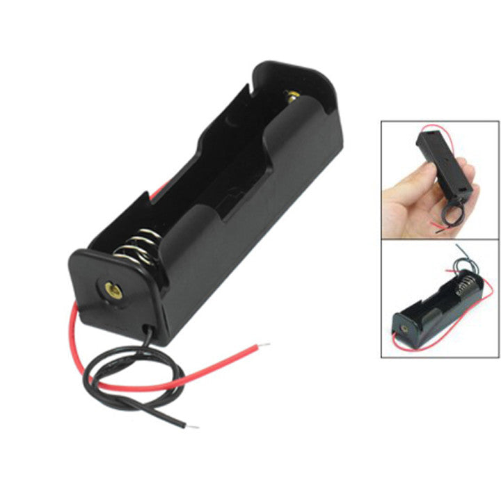 Boitier Bloc Coupleur Support de 1 Batterie Pile rechargeable 18650 3.7v pour helicoptere jouet