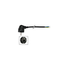 Cordon electrique 3m 3x0.75mm2 mâle 10/16a net1b vers câble sans fiche secteur