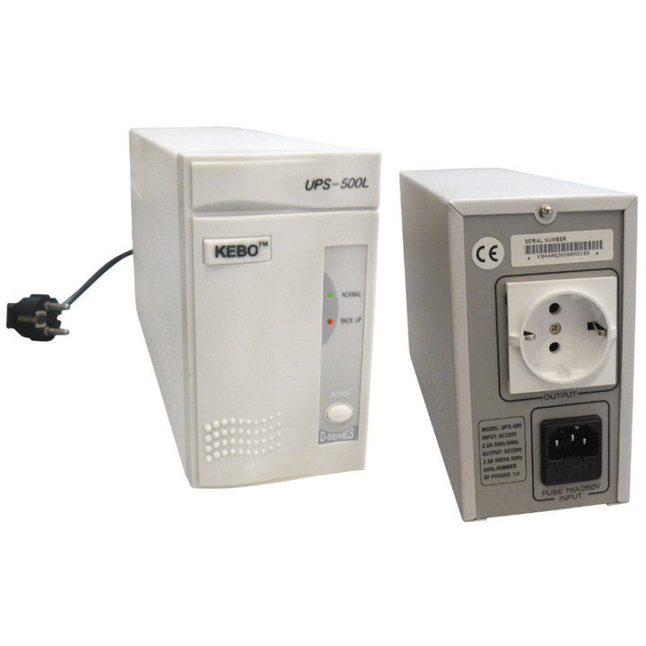 Onduleur electrique 220vca 300va ups300l livré sans batterie rechargeable 12V4ups