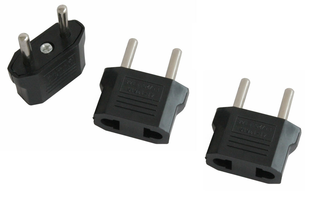 3 adaptateurs voyage chine japon canada prise electrique us vers fiche euro - ECLATS DESTOCKAGE