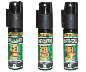 3 bombe gelpm lacrymogène spray police securite arme aerosol de defense gel paralysant ECLATS DESTOCKAGE