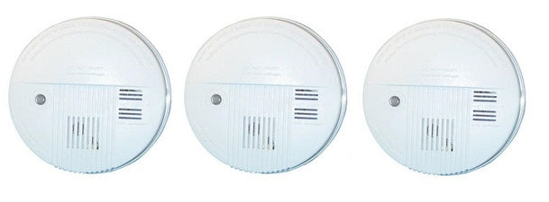 3 détecteurs de fumée en 14604 85db alarme detection incendie - ECLATS DESTOCKAGE