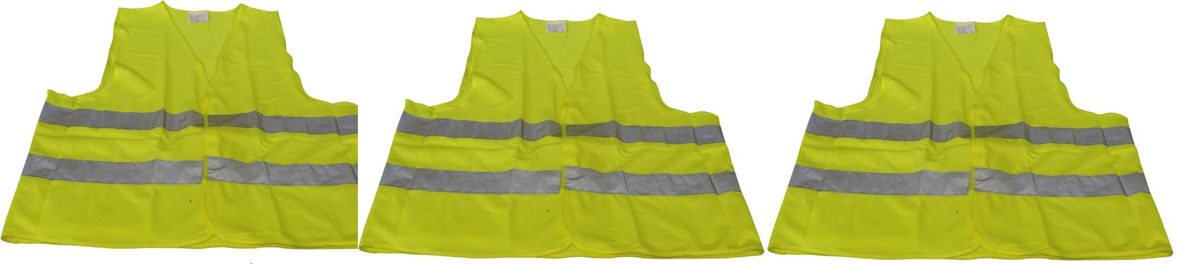 3 gilet securite auto signalisation routiere jaune reflechissant taille xl en 471 class 2 ECLATS DESTOCKAGE