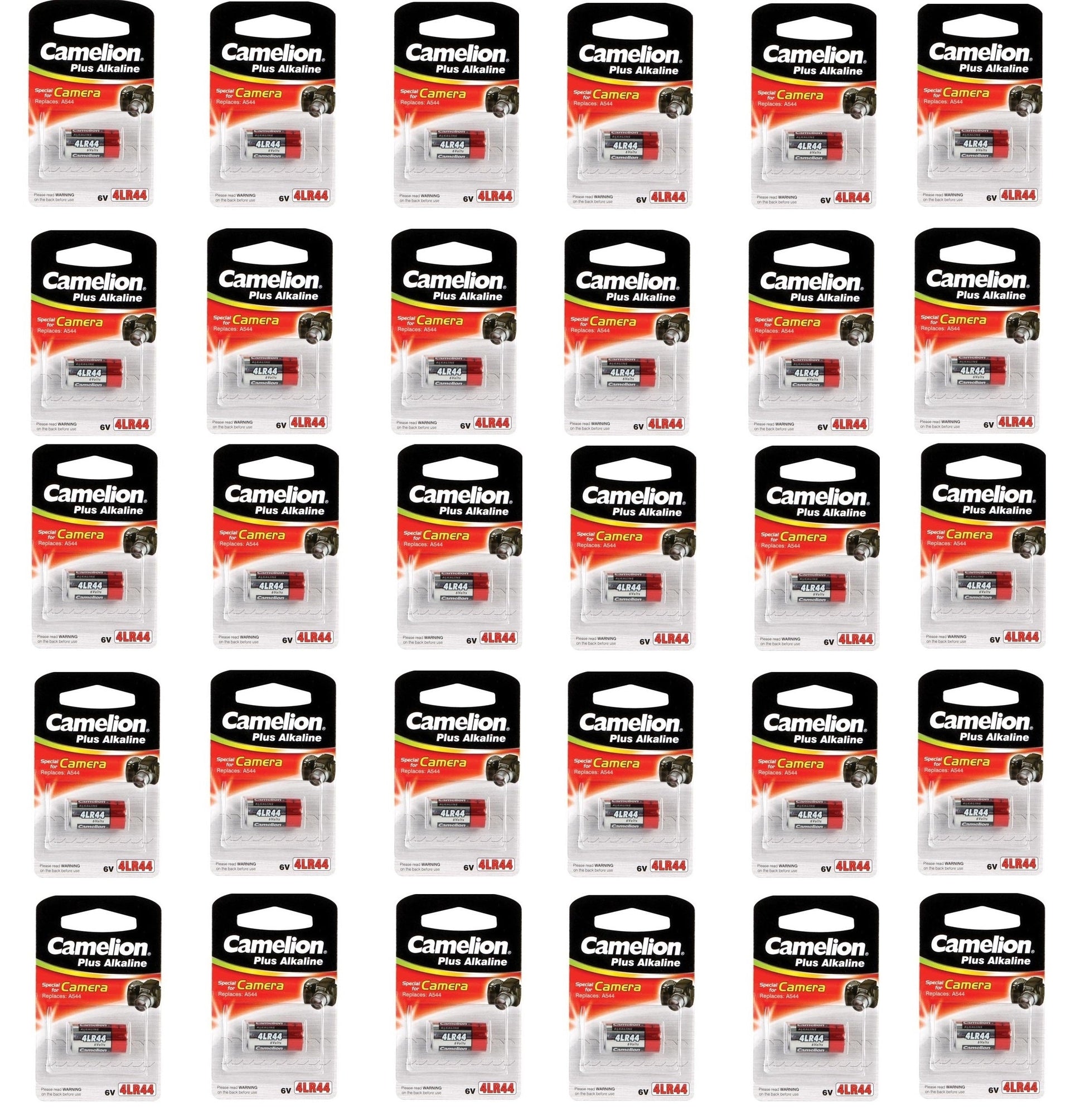 30 piles batteries 6v 4lr44 476a px28a a544 ECLATS DESTOCKAGE