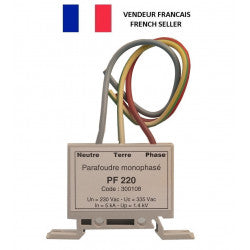 Parafoudre modulaire secteur 220v rail din 5ka type 3 parasurtenseurs parasurtension
