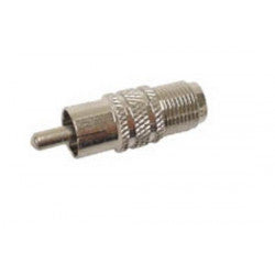 Adaptateur fiche f femelle vers rca mâle velleman cf16 5410329284060