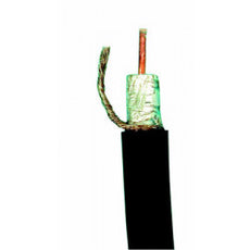 Cable coaxial 75 ohm rigide noir 11 patc ø10mm le mètre rg11 11patc 54365 fil multimedia satellite