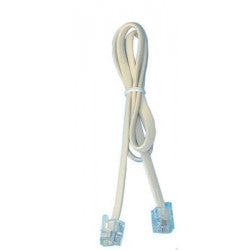 Cordon telephonique 0,5m rj11 vers rj11 6p/4c fiche cable telephone