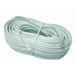 Cordon telephonique 16m rj12 vers rj12 6p/6c compatible rj11 interphone video tcu3616 pvnm pvcm