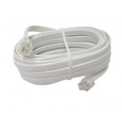 Cordon telephonique 4m rj12 vers rj12 6p6c fiche cable fil telephone video tcu364