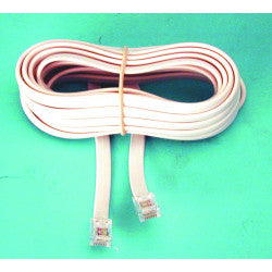 Cordon telephonique 4m rj12 vers rj12 6p6c fiche cable fil telephone video tcu364