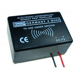 Repousse taupe 9v ultrason mo69 repulsif chasse mulot souris rat rongeurs repousseurs m069 m069n