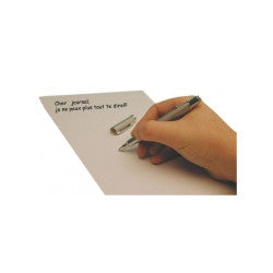 Stylo encre invisible led lumiere ultra violette james bond agent secret detecteur faux billet lampe